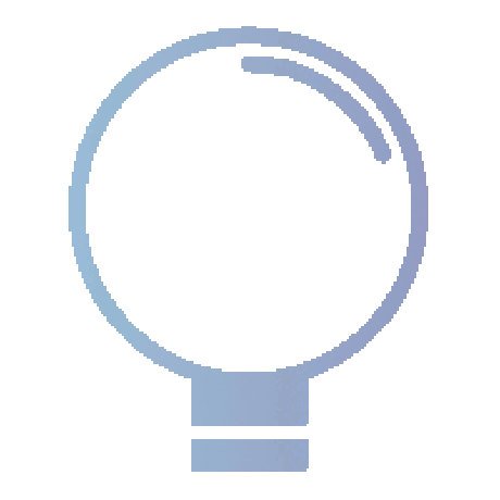 夢を叶える魔法のAnimation GIF Icon　電球