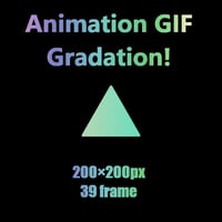 夢を叶える魔法のAnimation GIF Icon　三角4