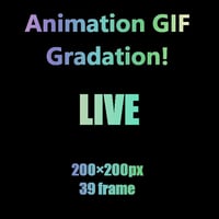 夢を叶える魔法のAnimation GIF Icon　ライブ