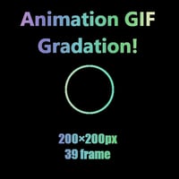 夢を叶える魔法のAnimation GIF Icon　円1