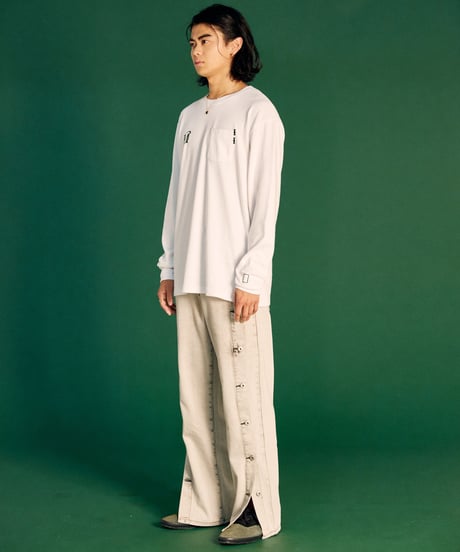 PYP Pocket L/S Tee /WHITE