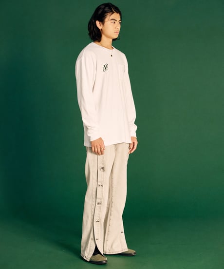 PYP Pocket L/S Tee /WHITE