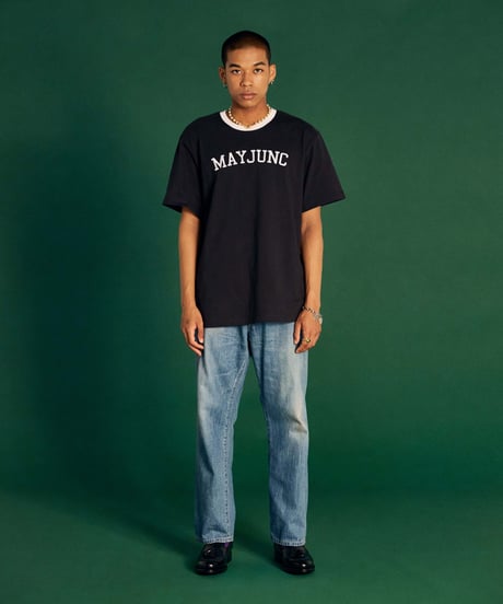 College Tee /BLACK