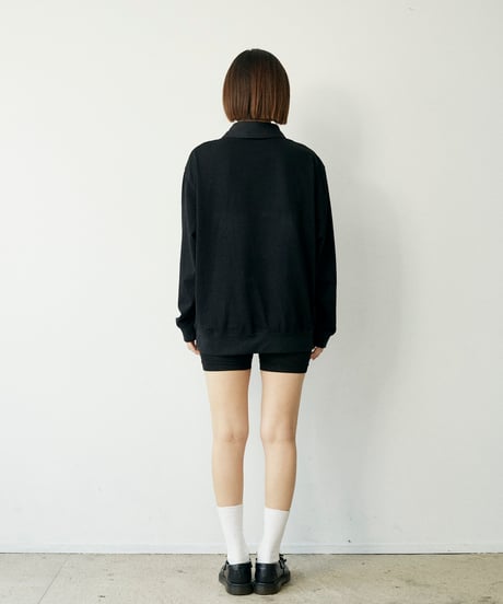 King's Tile Draw Rugby Shirt/BLACK