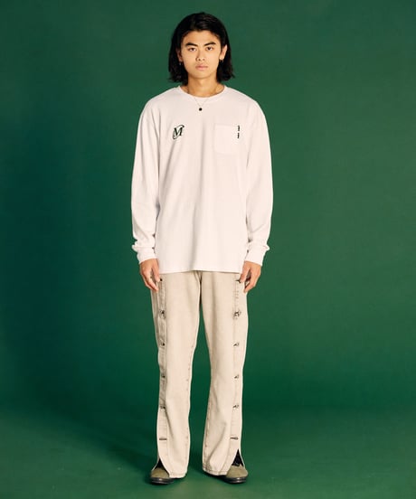 PYP Pocket L/S Tee /WHITE