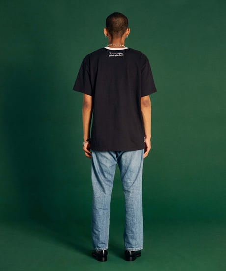 College Tee /BLACK
