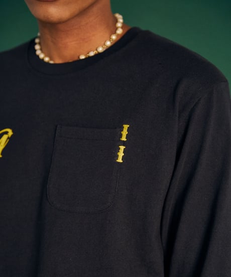 PYP Pocket L/S Tee /BLACK