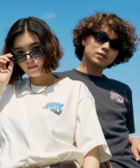 Graffiti Tee /BLACK x Pink