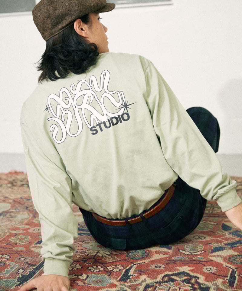 Graffiti L/S Tee /LIME GREEN | MAYJUNC/ メイジャンク