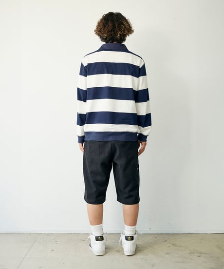 King's Tile Draw Rugby Shirt/NAVY
