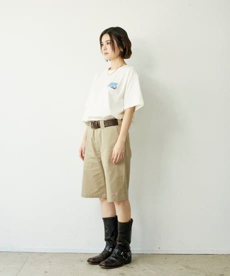 Graffiti Tee /WHITE x Blue