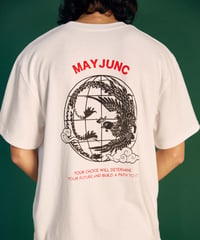 MAYJUNC graphics Tee /WHITE