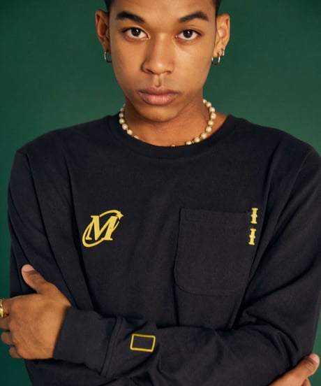 PYP Pocket L/S Tee /BLACK