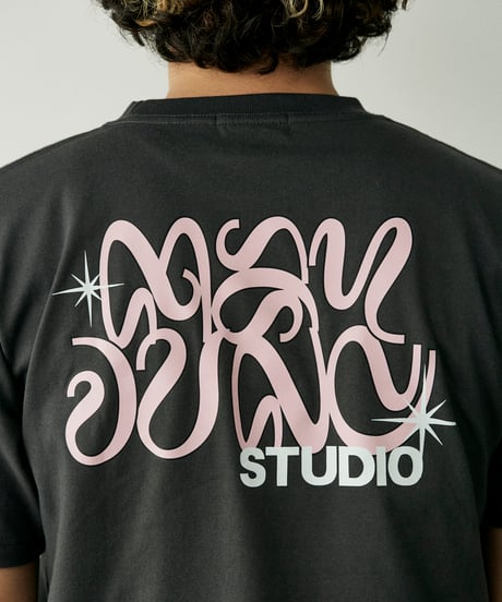 Graffiti Tee /BLACK x Pink