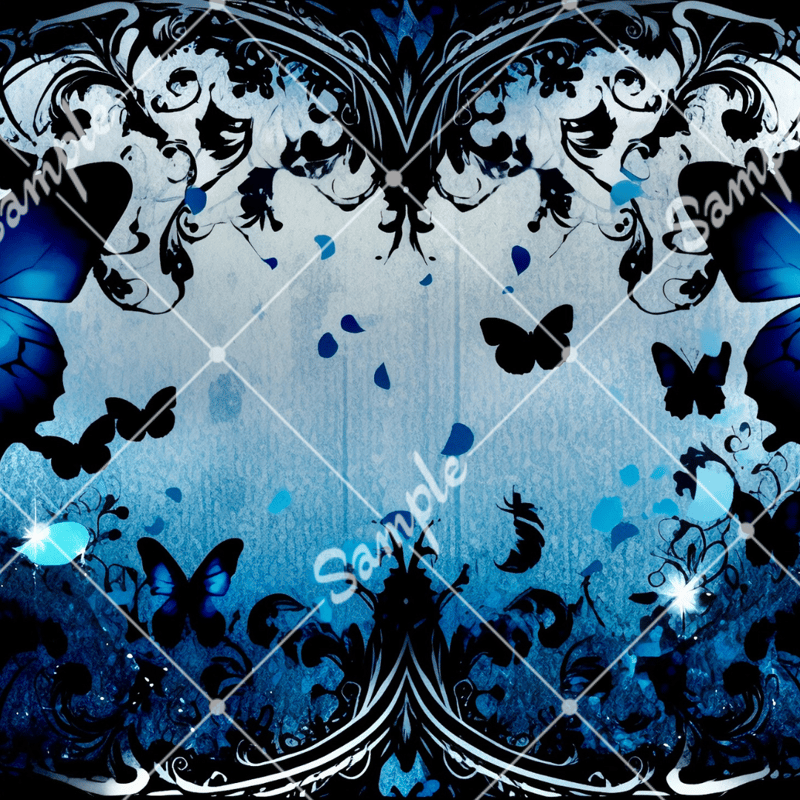 青蝶 | 背景イラスト販売