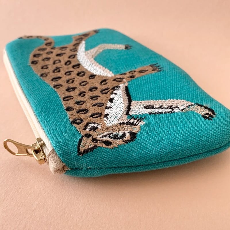レオパード刺繍ポーチ | pretty things & gifts レオパード刺繍ポーチ | pretty things & gifts