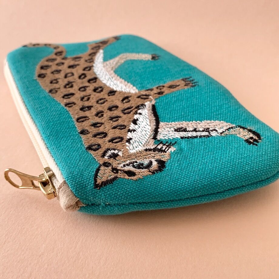 レオパード刺繍ポーチ | pretty things & gifts