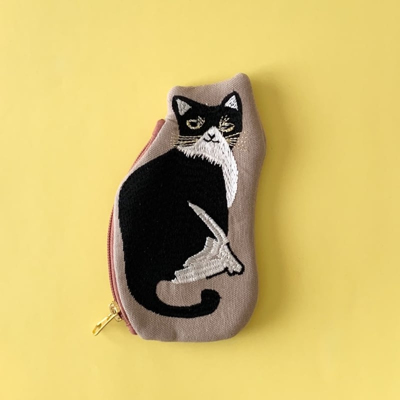 キャット刺繍ポーチ | pretty things & gifts