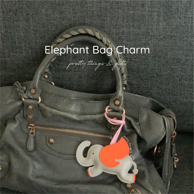 エレファントバッグチャーム／GRAY | pretty things & gifts