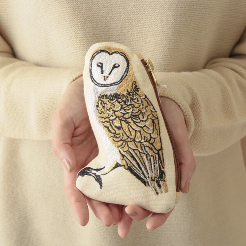 フクロウ刺繍ポーチ | pretty things & gifts