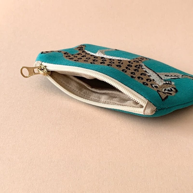 レオパード刺繍ポーチ | pretty things & gifts