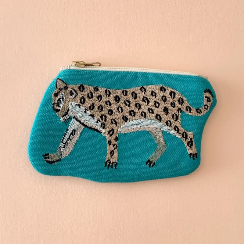 レオパード刺繍ポーチ | pretty things & gifts レオパード刺繍ポーチ | pretty things & gifts