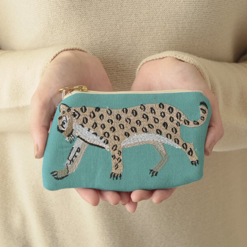 レオパード刺繍ポーチ | pretty things & gifts レオパード刺繍ポーチ | pretty things & gifts