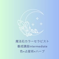 魔法石カラーセラピスト養成講座intermediate