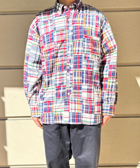 SUNNY ELEMENT / HIKE BD SHIRT　MADRAS PATCH WORK