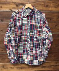 SUNNY ELEMENT / HIKE BD SHIRT　MADRAS PATCH WORK