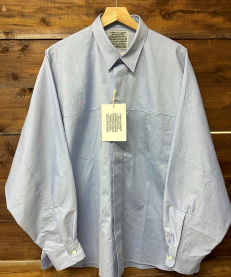 SUNNY ELEMENT / Airfield Shirt Light Blue oxford