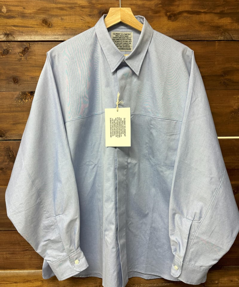 SUNNY ELEMENT / Airfield Shirt Light Blue oxfor
