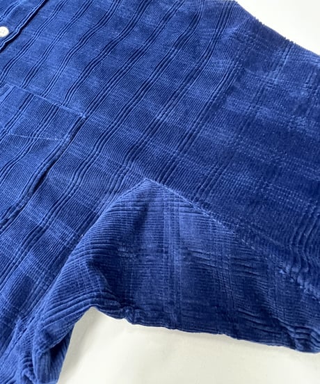 パークシャツ（PARK SHIRT） INDIGO CORDUROY CHECK