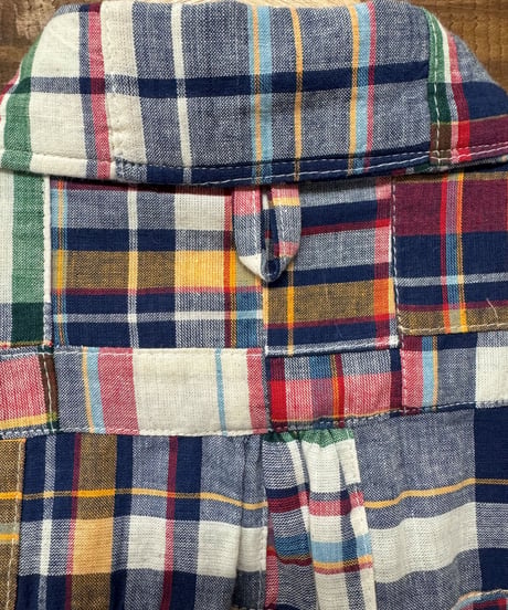 SUNNY ELEMENT / HIKE BD SHIRT　MADRAS PATCH WORK