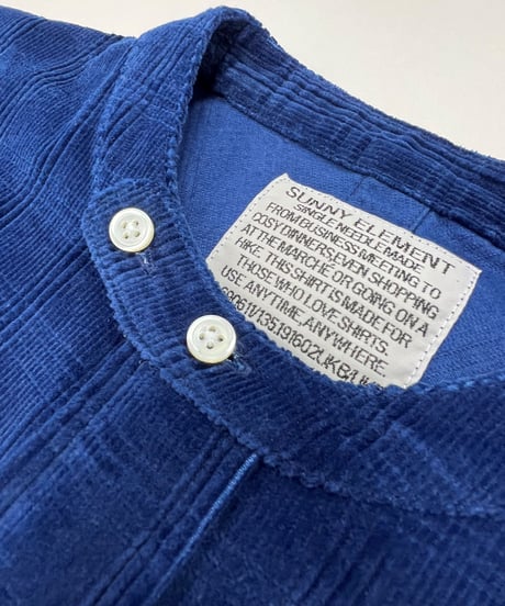 パークシャツ（PARK SHIRT） INDIGO CORDUROY CHECK