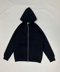 ジップアップフーディー（Zip up Hoodie）BLACK
