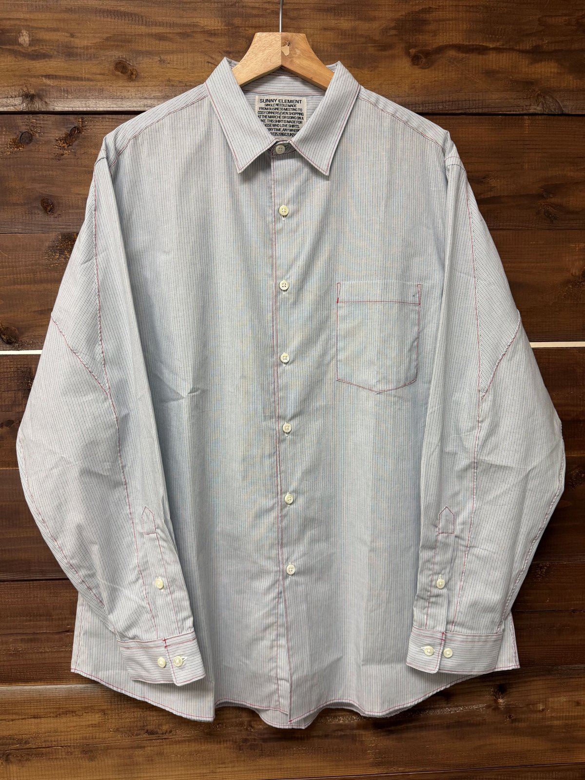 SUNNY ELEMENT / Vineyard Shirt Blue Stripe | tu