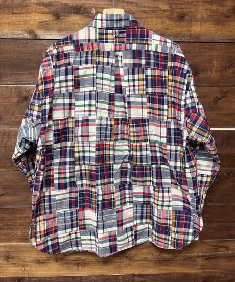 SUNNY ELEMENT / HIKE BD SHIRT　MADRAS PATCH WORK