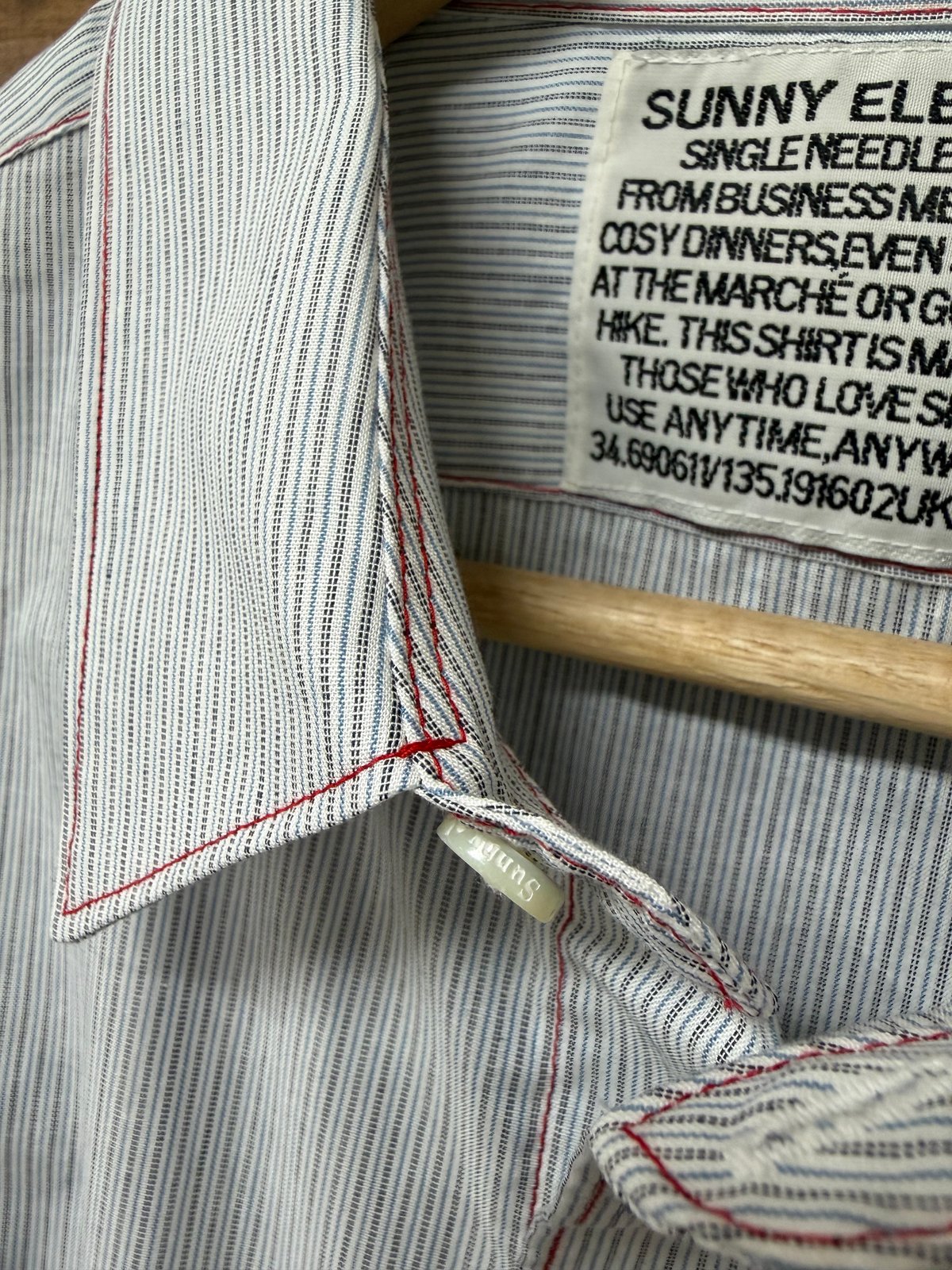 SUNNY ELEMENT / Vineyard Shirt Blue Stripe | tu