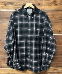 ハイクボタンダウンシャツ（HIKE BD SHIRT）CHARCOAL CHECK