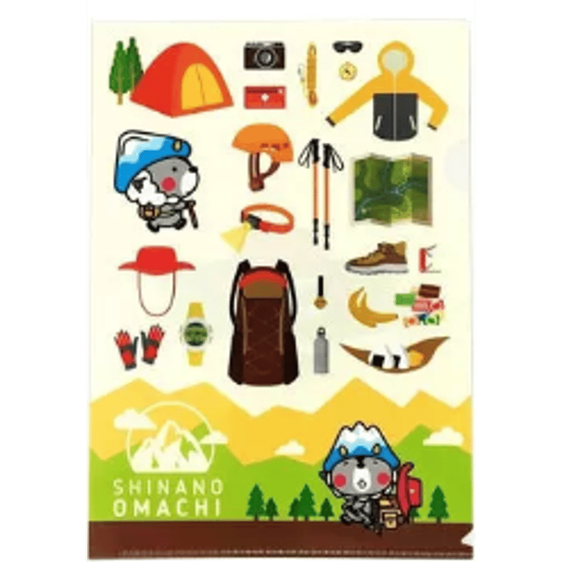 おおまぴょん A4クリアファイル 各種 | 雷鳥の里本舗