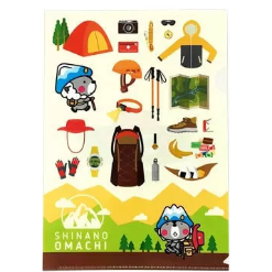 おおまぴょん A4クリアファイル 各種 | 雷鳥の里本舗