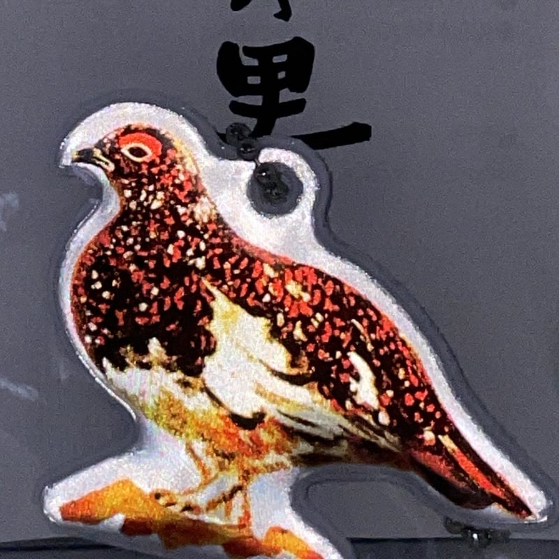 雷鳥の里オリジナル 反射キーホルダー | 雷鳥の里本舗