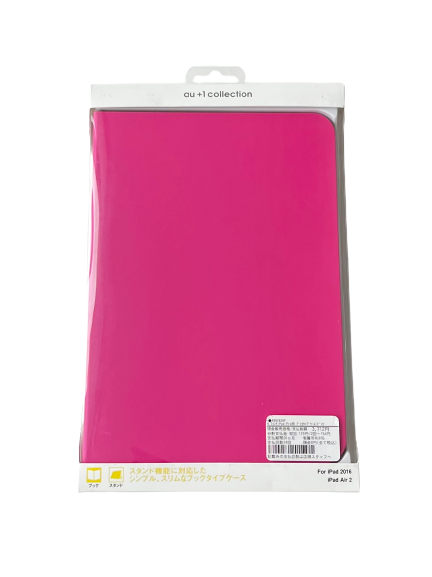 iPad 2016 / iPad Air 2 ブックタイプケース ／ ピンク R06C02