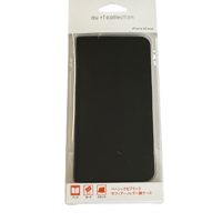 iPhone XS Max ブックタイプケース ／ ブラック R08C026K  au+1 collection