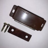 在庫処分【川喜金物(SOWA)】 マグネットキャッチ　H茶色 大 S(受座とネジ２種付)　18個