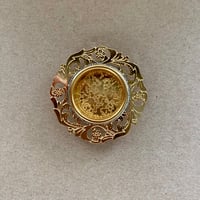 在庫和金物【堀江金物】戸引手　唐草  丸Φ25 金ヘア　1個 日本製　@600