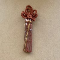 在庫処分【和装飾】吊房（茶色）飾り房　タッセル3寸（90㎜）日本製　@800