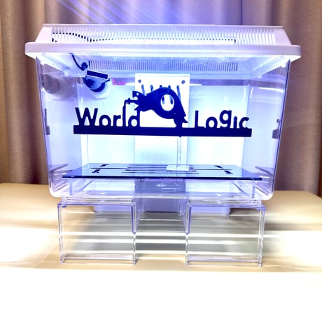 【美観】２つの使い方！熱帯魚の濾過層付虫カゴ【L】