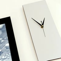 シンプルモダン壁掛け時計、長方形グレー壁掛け時計 40 cm - KR-1069